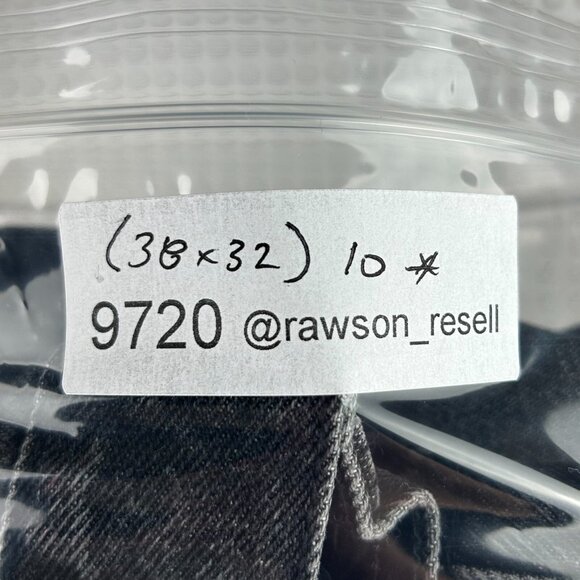 Jordan Craig Black Gothic Baggy Jeans 38x32 Streetwear Skate SOUTHPOLE STYLE Y2K - Picture 8 of 8